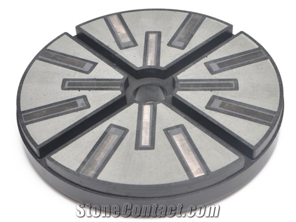 Resin Infilled Metal Disc Slab Polishing Tools, Resin Polishing Disc