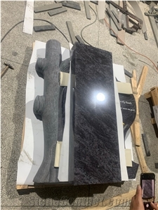 Bahamas Blue Granite Monument & Engraved Headstones