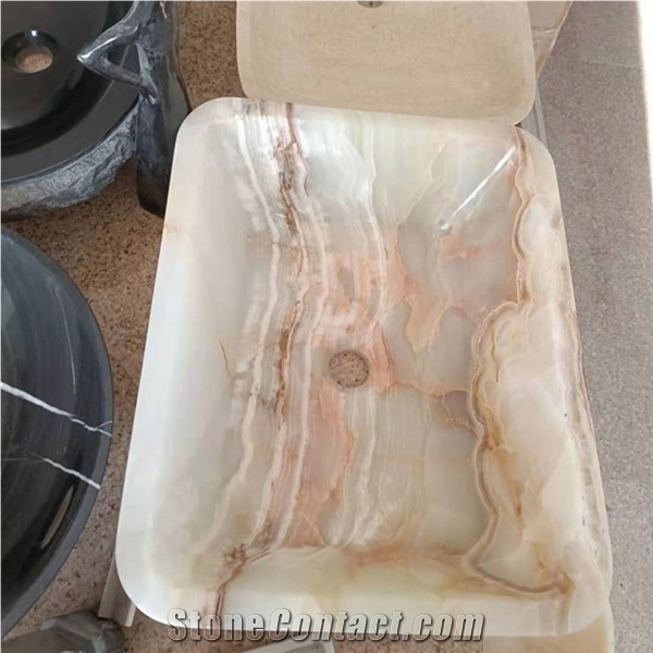 Bathroom Sets Toilet Sink Square Onyx Basin and Sink