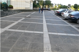 Cheap Honed China Black Basalt Flooring Tiles,Lava Stone