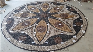 New Design River Pebble Mosaic Pattern For Garden And Path