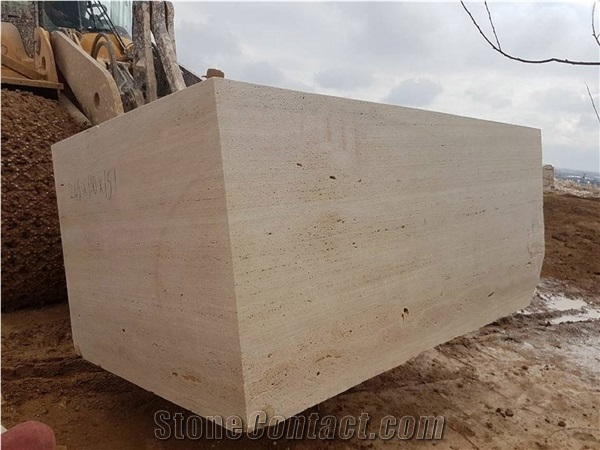 Light Travertine Blocks