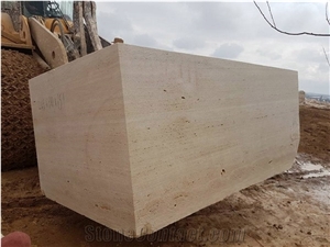 Light Travertine Blocks