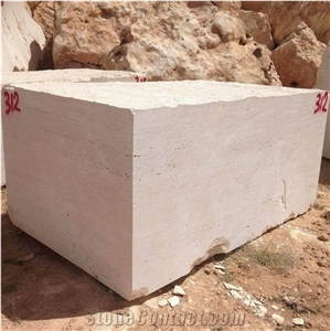 Light Travertine Blocks