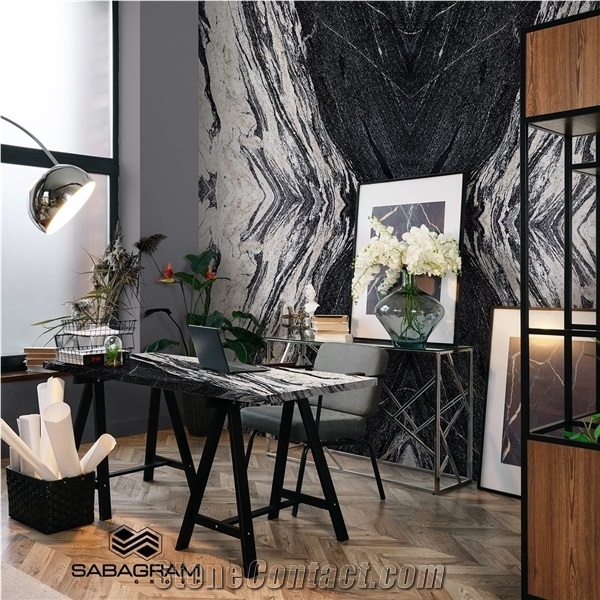 Mystic Gray Granite Slabs