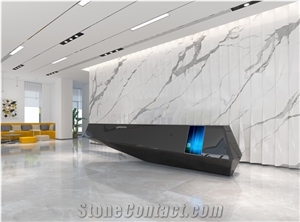 White Calacatta Porcelain Countertops