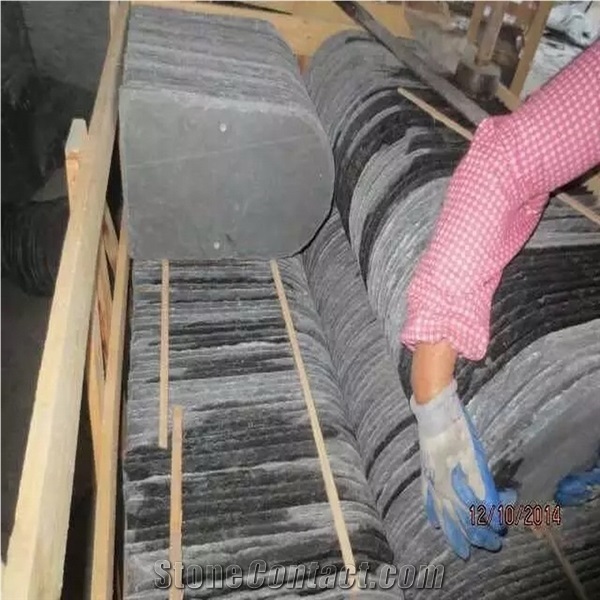 Black Grey Slate Roofing Tiles for Roof Covering Building