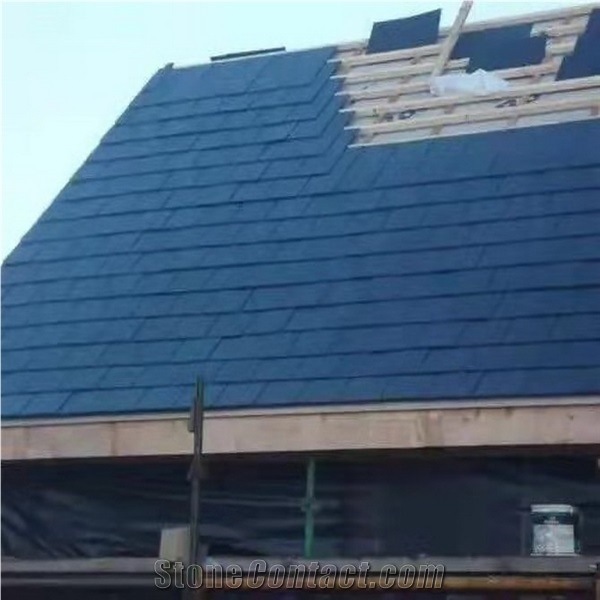 Black Grey Slate Roofing Tiles for Roof Covering Building