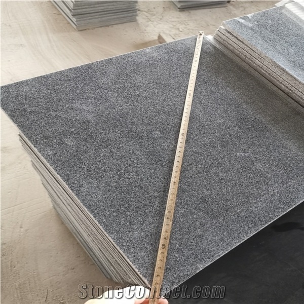 China G654 Dark Grey Granite for Flooring Tiles Paving Stone