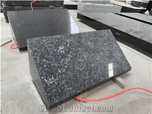 Blue Pearl Granite Slant Monuments Grave Flat Markers