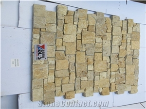 Classic Beige Limestone Stacked Cladding Stone Veneer