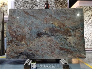 Amazon Green Natural Quartzite Luxury Style Slab Tile