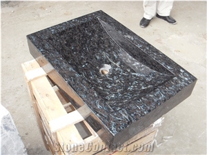 Blue Pearl Blue Diamond Granite Sink Basin Vanity Top