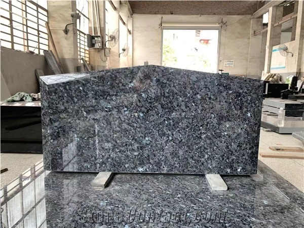Blue Pearl Granite Head Stone, Granite Monument