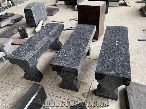 Blue Pearl Granite Head Stone, Granite Monument