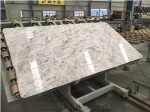 China Alps White Marble Tiles Slabs