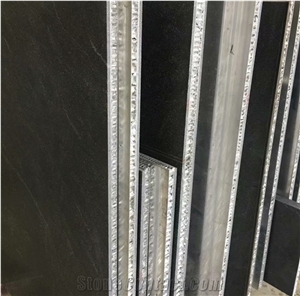 China Black Basalt Granite Lightweight Honeycomb Panels Slab