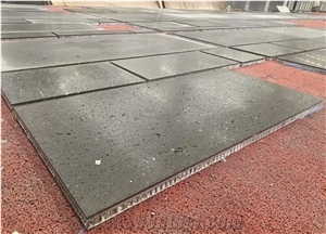China Black Basalt Granite Lightweight Honeycomb Panels Slab