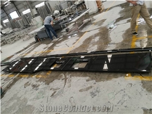 Chinese Absolute Black Granite Customized Kitchen Countertop