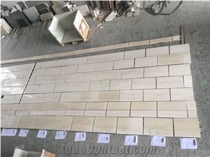 Moca Cream Limestone for Engineerin Exterior Wall