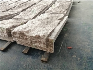 Natural Split Surface G687 Pink Granite for Wall Cladding Natural Split Surface G687 Pink Granite for Wall Cladding