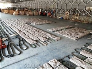 Natural Split Surface G687 Pink Granite for Wall Cladding