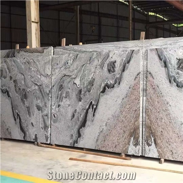 Ocean Blue Marble Bookmatched Slabs & Tiles