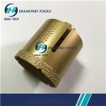Brazed Diamond Core Drill with Side Protection Brazed Diamond Core Drill with Side Protection
