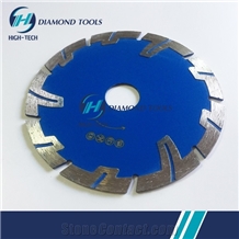 Diamond Stone Saw Blade with Protective Segment