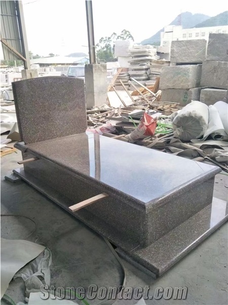 G664 Orginal Granite Monument Poland Style Headstone