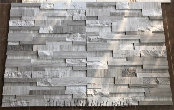 Grey Marble Cautured Stone Veneer Ledge Stone