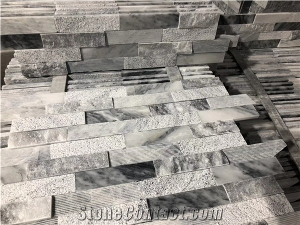 Grey Marble Cautured Stone Veneer Ledge Stone