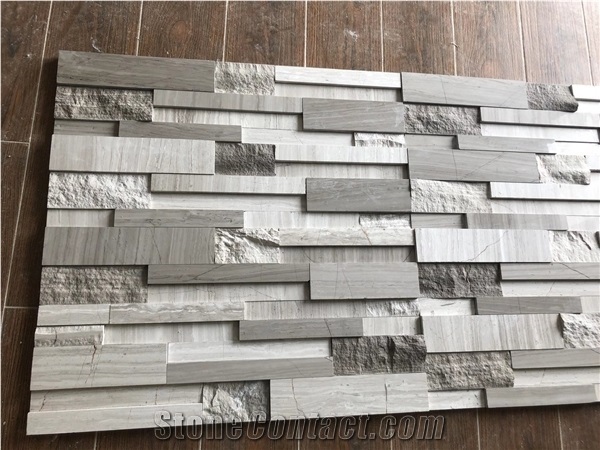 Grey Marble Cautured Stone Veneer Ledge Stone