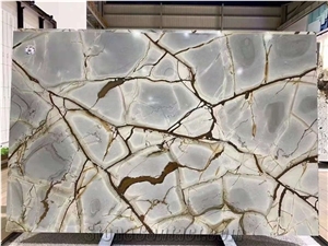 Brazil Blue Roman Quartzite Polished Big Slabs & Tiles