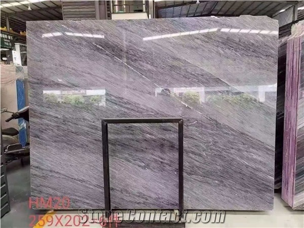 Italy Blue Gold Sand Marble Polished Custom Countertops