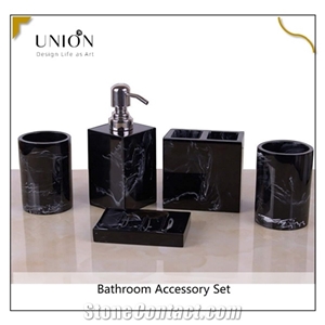 Bathroom Accessory Set,6pcs Bathroom Accessorie Complete Set