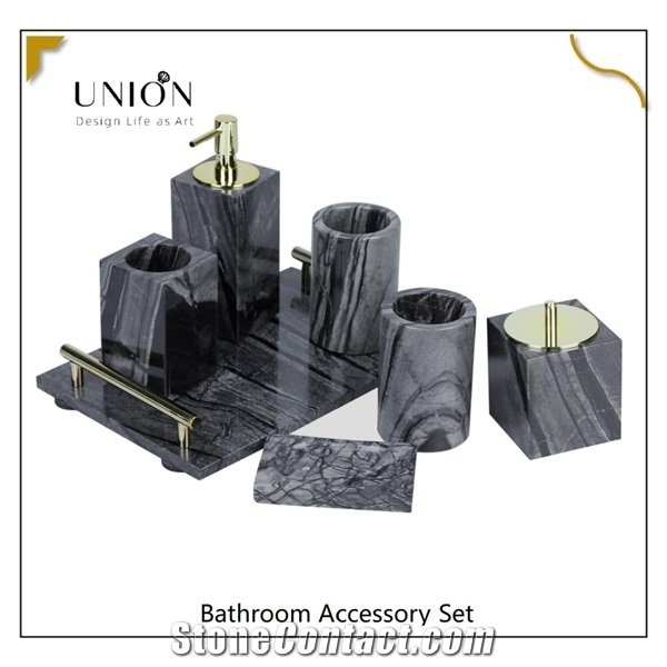 Bathroom Soap Dispenser Set,Bathroom Toothbrush Holder Set,