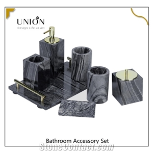 Bathroom Soap Dispenser Set,Bathroom Toothbrush Holder Set,