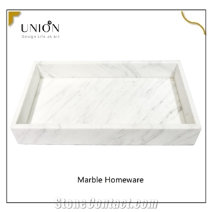 Customized Hot Sale Clear Marble Acrylic Tray for Homeware