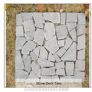 Diy Floor Outdoor Patio Tile Stone Interlocking Deck Tiles