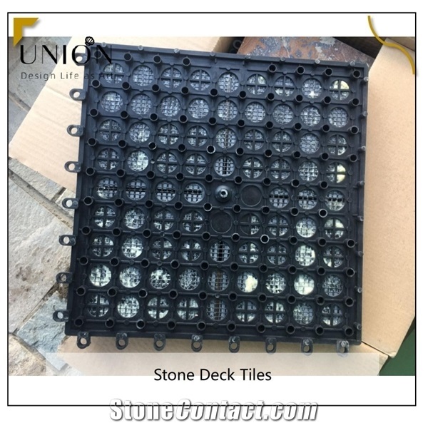 Diy Floor Outdoor Patio Tile Stone Interlocking Deck Tiles