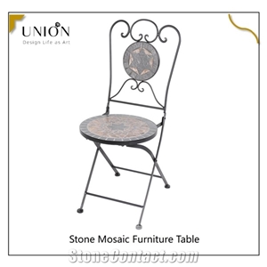 Mosaic Art Pattern Round Coffee or Tea Balcony Tables