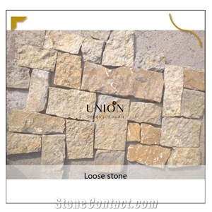 Natural Marble Brick Stack Stone,Wall Cladding Loose Stone