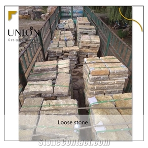 Natural Marble Brick Stack Stone,Wall Cladding Loose Stone