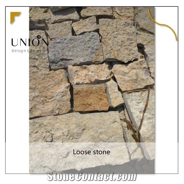 Natural Marble Brick Stack Stone,Wall Cladding Loose Stone
