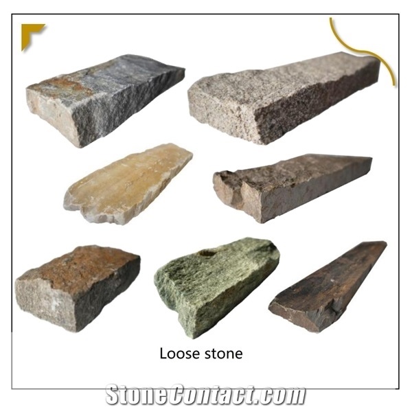 Natural Marble Brick Stack Stone,Wall Cladding Loose Stone