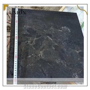 Outdoor Blue Limestone Polished Tiles for Outdoor Paving