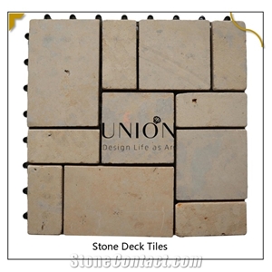 Outdoor Floor Patio Tile Stone Random Chips Mosaic Deck Tile