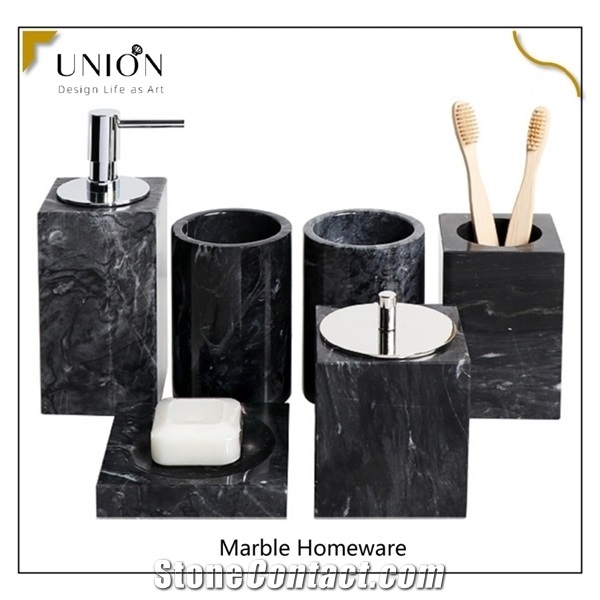 Toilet Brush, Soap Dish, Dispenser, Toothbrush Holder