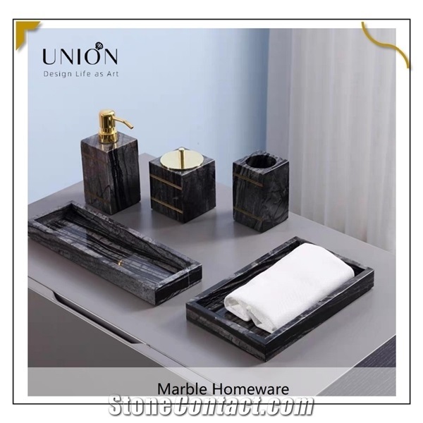 Toilet Brush, Soap Dish, Dispenser, Toothbrush Holder